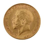 A George V gold full sovereign 1925