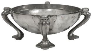 Oliver Baker for Liberty & Co. A Tudric pewter bowl,