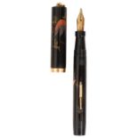 A Dunhill Namiki: Double Goldfish Maki-e lacquered fountain pen