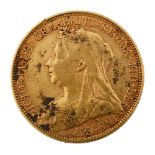 A Victoria gold full sovereign, 1899