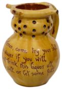 Edwin Beer Fishley, a Fremington pottery puzzle jug