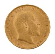 A Edward VII full sovereign, 1905