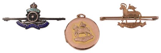 Three Regimental items