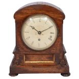 A Regency rosewood cased bracket timepiece