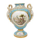 A mid 19th century Sevres style vase