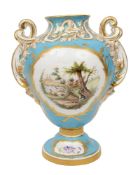 A mid 19th century Sevres style vase