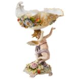 A porcelain figural centrepiece