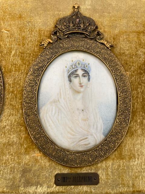 19th century French School. A set of six portrait miniatures - Image 3 of 5