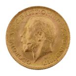 A George V gold full sovereign 1911