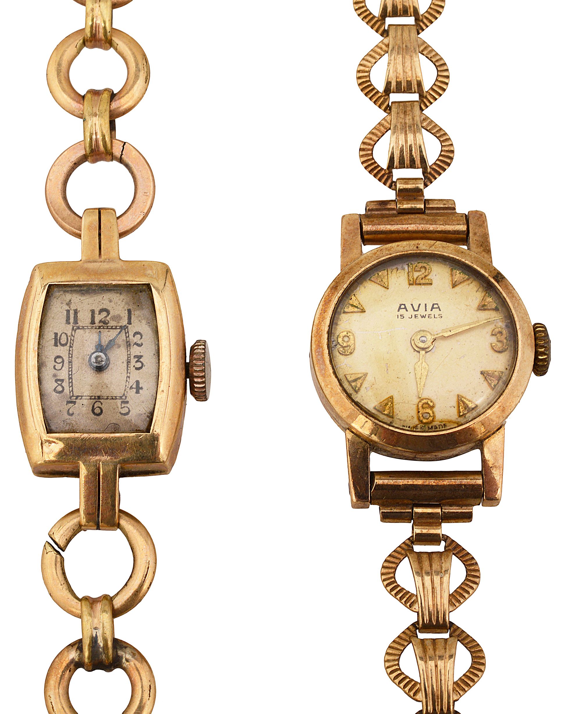 Two 9ct gold lady's bracelet wristwatches - Image 2 of 2