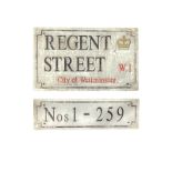 REGENT STREET W1 with No's (1-259)