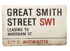 GREAT SMITH STREET SW1 LEADING TO MARSHALL ST
