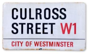 CULROSS STREET W1
