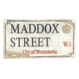 MADDOX STREET W1