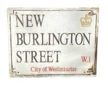 NEW BURLINGTON STREET W1