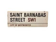 SAINT BARNABAS STREET SW1