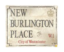 NEW BURLINGTON PLACE W1