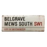 BELGRAVE MEWS SOUTH SW1