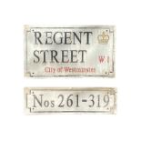 REGENT STREET W1 with No's (261-319)