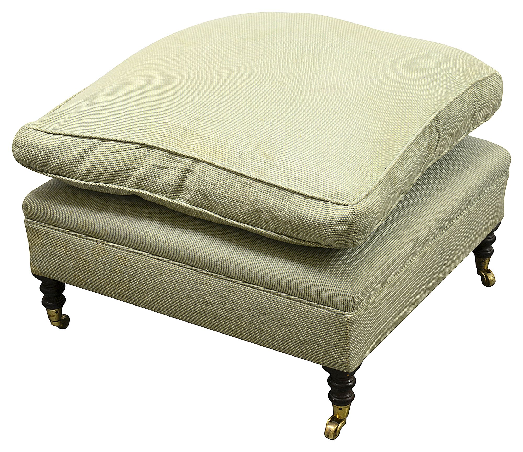 A George Smith upholstered ottoman - Image 2 of 2