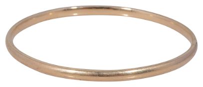 A plain circular bangle