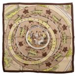 An Hermes 2007 Silk scarf 'Jeu des Omnibus 70cm'