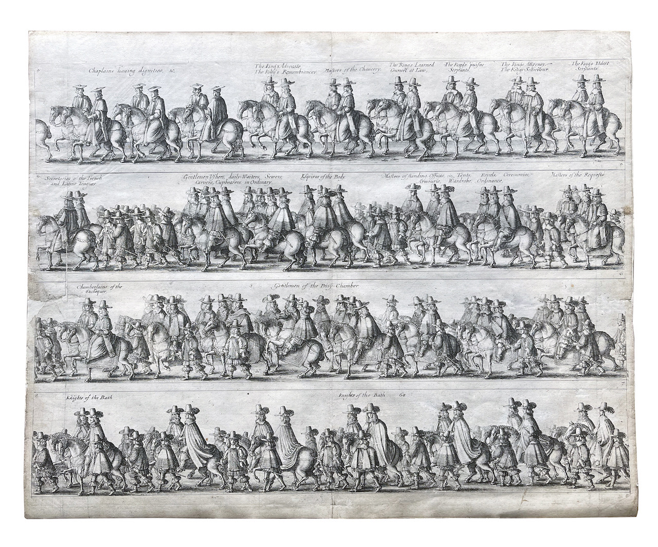 The cavalcade or His Majesties ... Coronation', London 1662, - Image 3 of 5