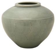 David Leach (1911-2015) A celadon glazed porcelain vase