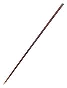 A 1940s rosewood walking cane