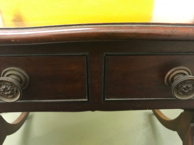 A Regency mahogany sofa table - Image 3 of 5