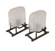 A pair of Efra table lamps in Murano glass