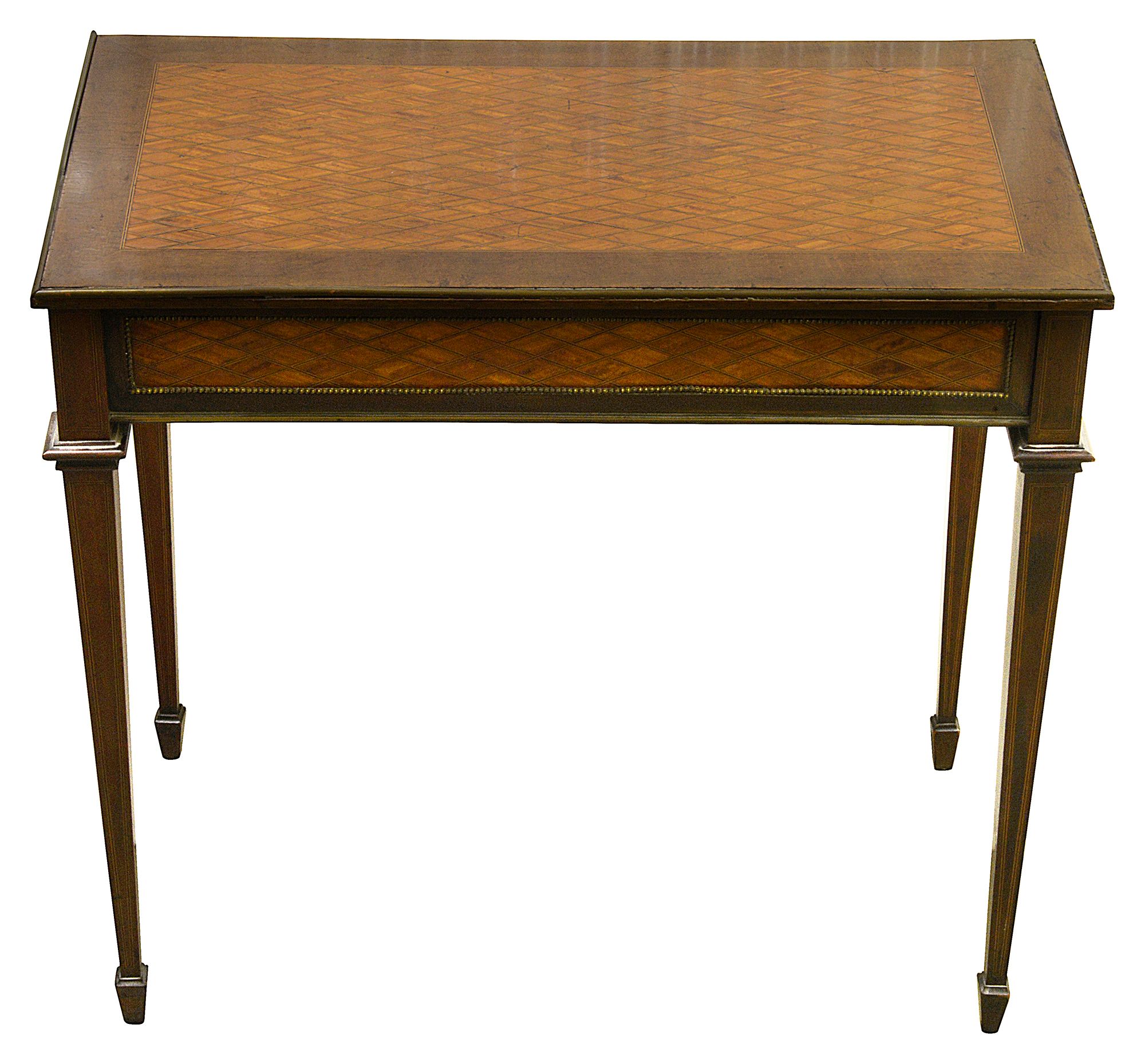 A Victorian satinwood centre table - Image 3 of 4