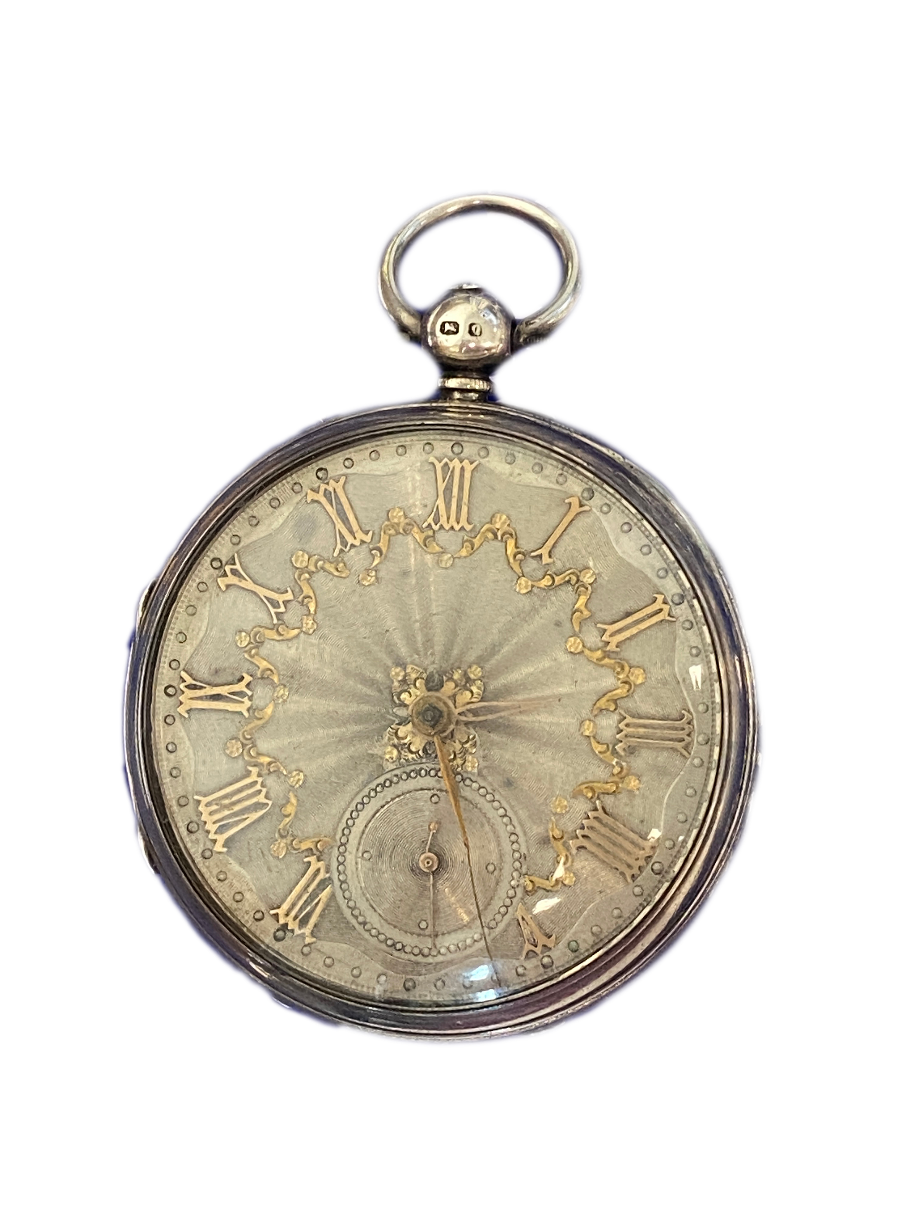 A Victorian silver open faced pocket watch