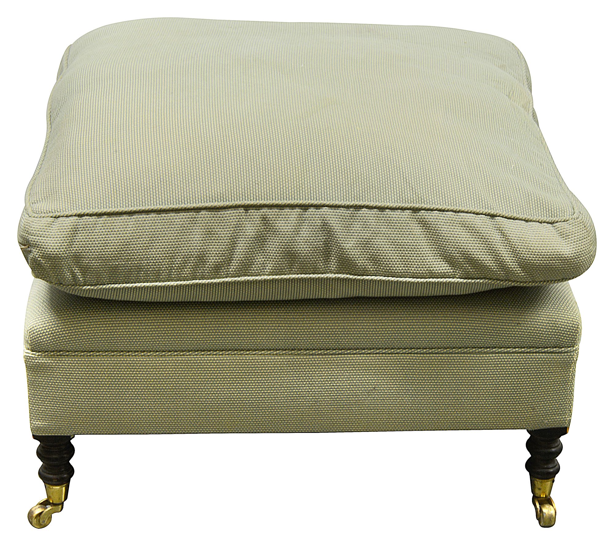 A George Smith upholstered ottoman