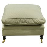 A George Smith upholstered ottoman