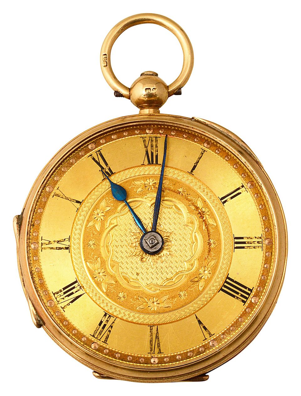 A Victorian 18ct gold open faced pocket watch
