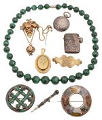 Various items of mostly 19th century jewellery