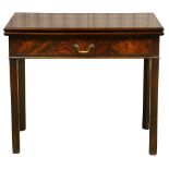 A George III mahogany tea table