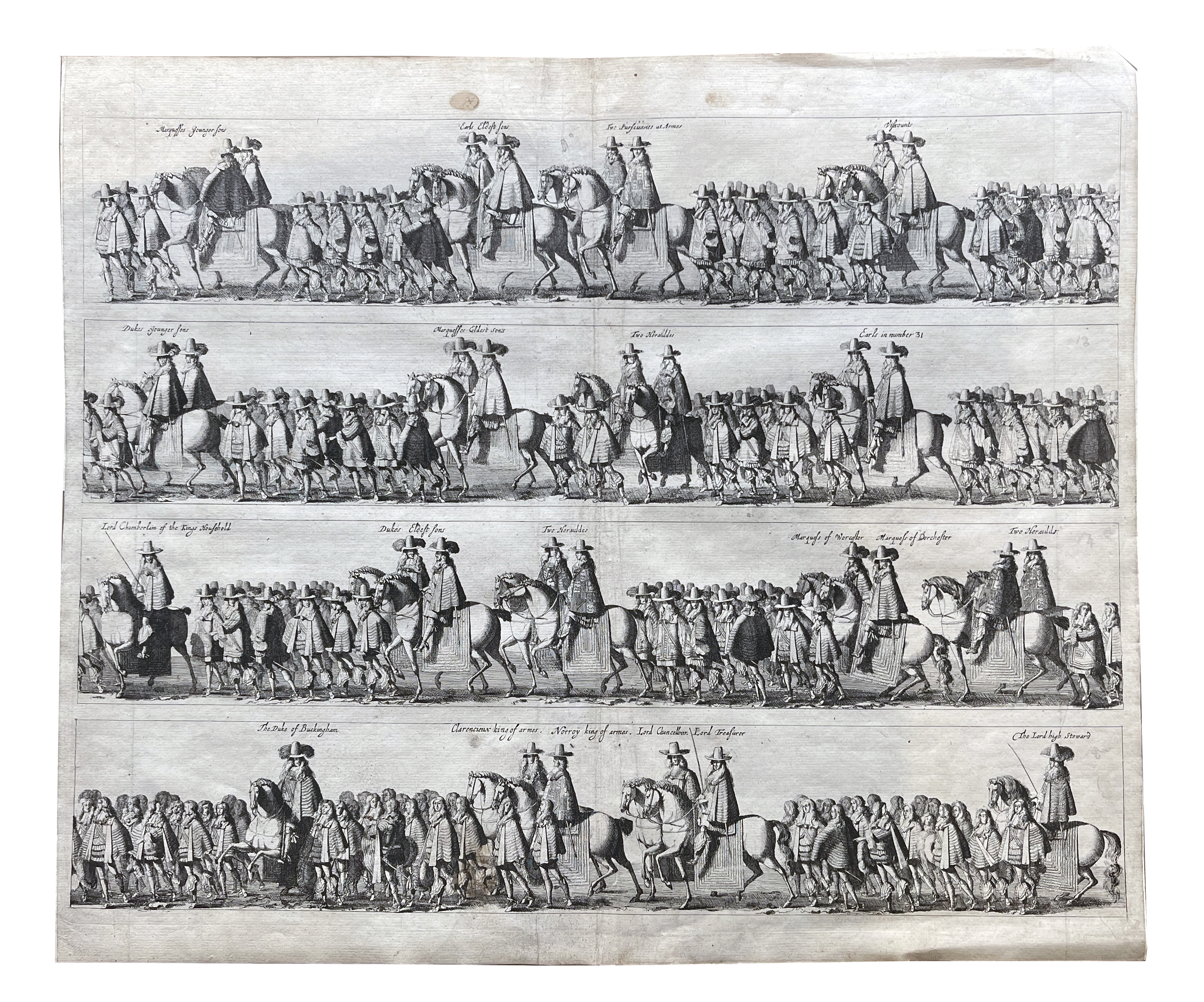 The cavalcade or His Majesties ... Coronation', London 1662,