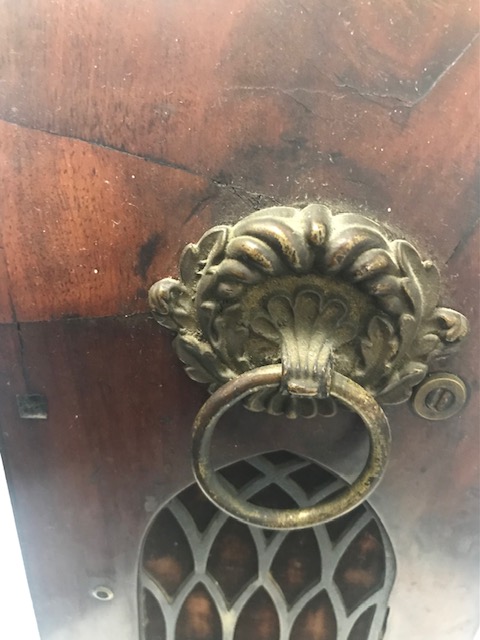 A Regency mahogany bracket clock - Image 3 of 6