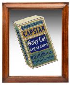 Advertising. A Wills Capstan Navy Cut Cigarettes mirror sign