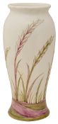 A large William Moorcroft Waving Corn salt glazed vase c.1935