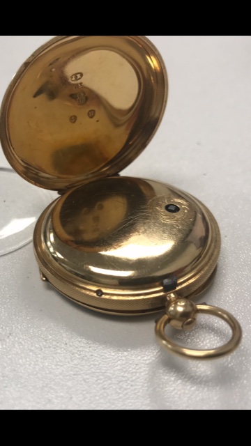 A Victorian 18ct gold open faced pocket watch - Image 3 of 3