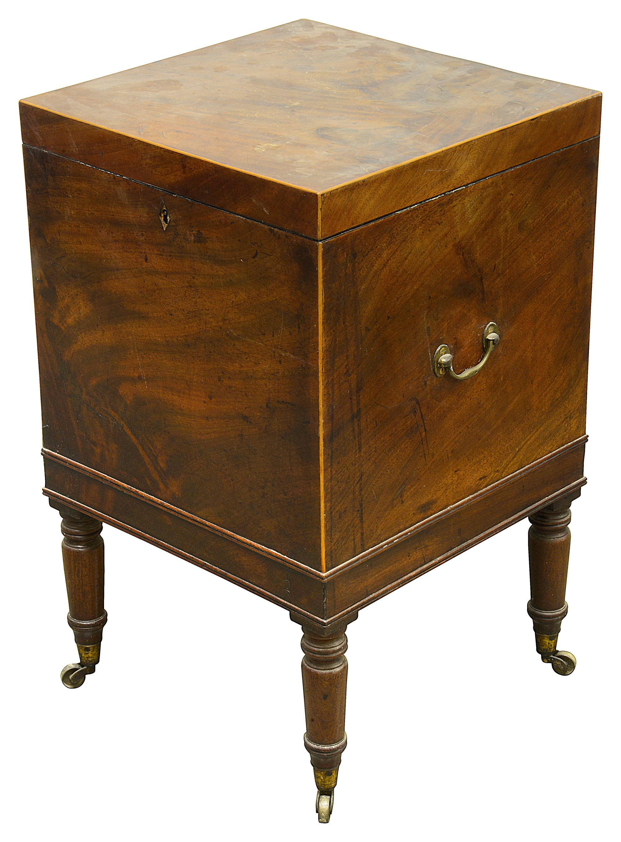 A George III mahogany cellaret