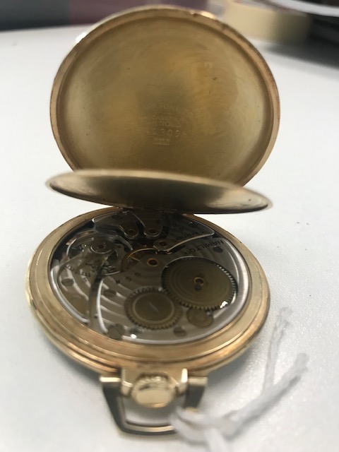 An American 14ct gold open faced dress watch - Image 2 of 2