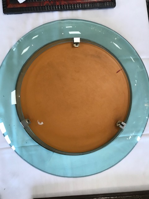 A modern circular mirror - Image 2 of 4