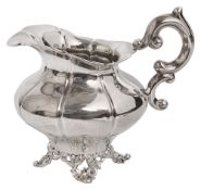 A mid 19th century Dutch .934 silver cream jug