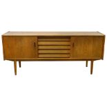 A Swedish teak sideboard, Nils Johnson for Troeds