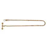 A 18ct gold fancy link chain
