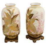 A pair of Royal Crown Derby Period Aesthetic Movement vases c.1890